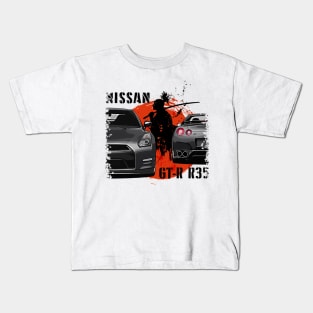 Nissan GTR R35, GT-R, JDM Car Kids T-Shirt